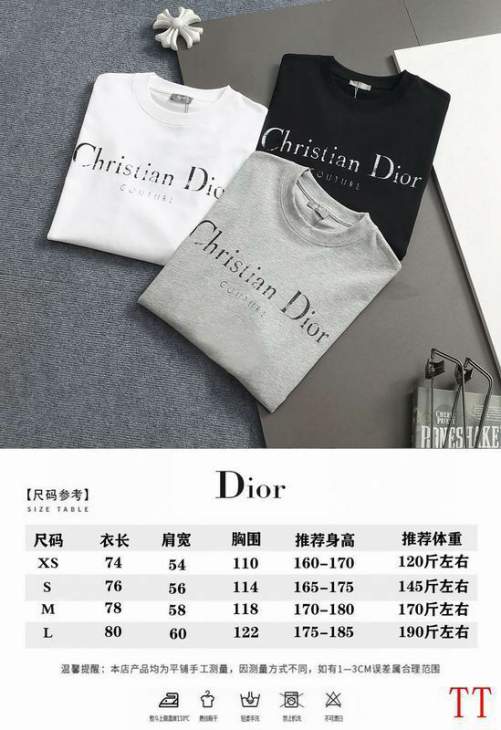 Dior T Shirts Short _SKUDiorXS-L20tr5715544
